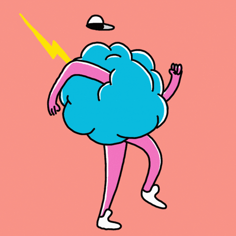 Illustration - dancing brain